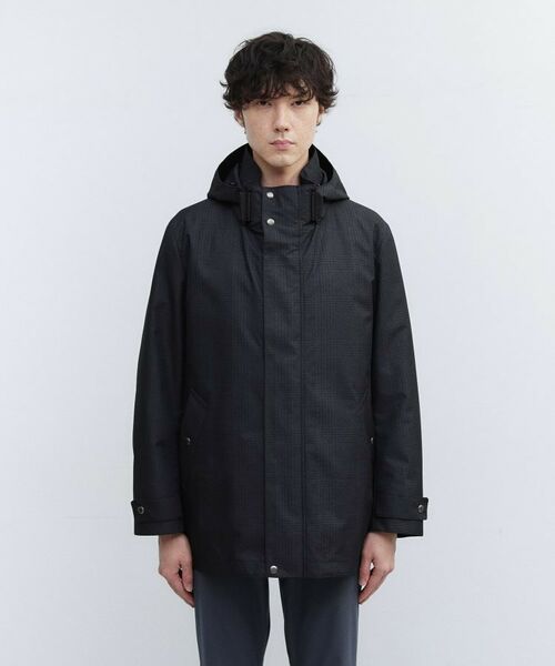 TAKEO KIKUCHI / タケオキクチ レザーブルゾン・ジャケット | 【3WAY】グレンチェック ダウンライナー ブルゾン | 詳細7