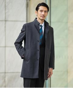 TAKEO KIKUCHI / タケオキクチ その他アウター | 【ダウンライナー付き】ドビースタンドカラーコート