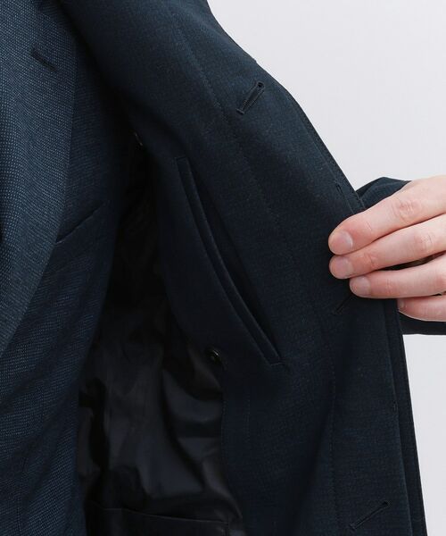 TAKEO KIKUCHI / タケオキクチ その他アウター | 【ダウンライナー付き】ドビースタンドカラーコート | 詳細14