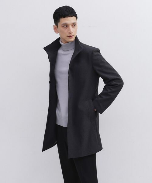 TAKEO KIKUCHI / タケオキクチ その他アウター | 【ダウンライナー付き】ドビースタンドカラーコート | 詳細18