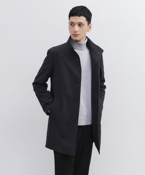 TAKEO KIKUCHI / タケオキクチ その他アウター | 【ダウンライナー付き】ドビースタンドカラーコート | 詳細19