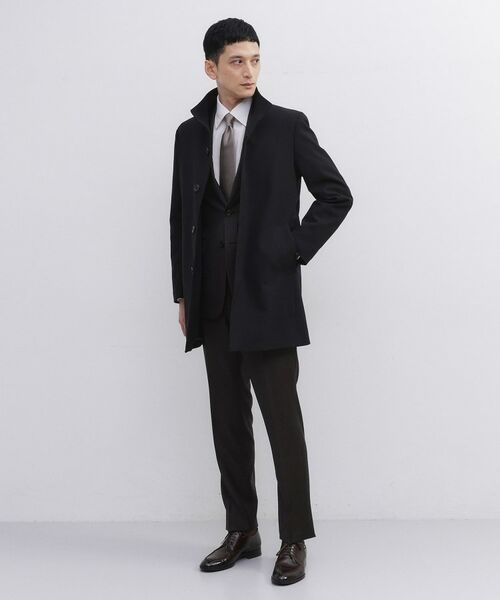 TAKEO KIKUCHI / タケオキクチ その他アウター | 【ダウンライナー付き】ドビースタンドカラーコート | 詳細24