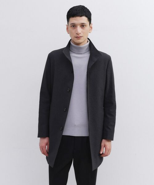 TAKEO KIKUCHI/タケオキクチ 【ダウンライナー付き】ドビースタンドカラーコート チャコールグレー(014) 04(LL) TAKEO KIKUCHI/タケオキクチ 【ダウンライナー付き】ドビースタンドカラーコート チャコールグレー(014) 04(LL)