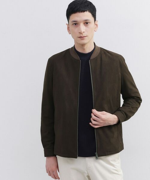 TAKEO KIKUCHI / タケオキクチ レザーブルゾン・ジャケット | アマレッタ(R)スウェード MA-1 ブルゾン | 詳細12