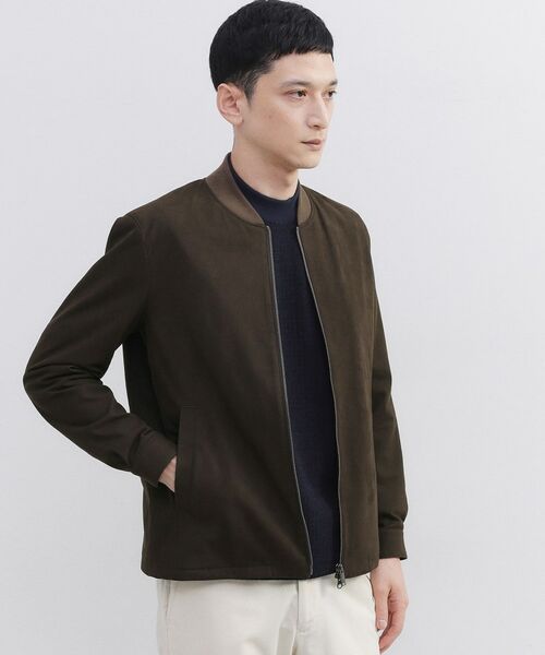 TAKEO KIKUCHI / タケオキクチ レザーブルゾン・ジャケット | アマレッタ(R)スウェード MA-1 ブルゾン | 詳細13