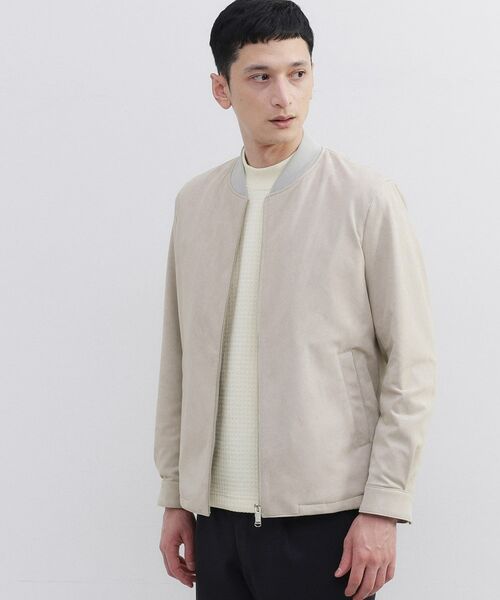 TAKEO KIKUCHI / タケオキクチ レザーブルゾン・ジャケット | アマレッタ(R)スウェード MA-1 ブルゾン | 詳細16