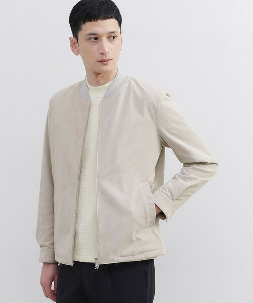 TAKEO KIKUCHI / タケオキクチ レザーブルゾン・ジャケット | アマレッタ(R)スウェード MA-1 ブルゾン | 詳細17