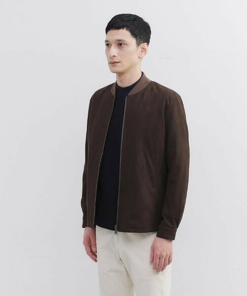 TAKEO KIKUCHI / タケオキクチ レザーブルゾン・ジャケット | アマレッタ(R)スウェード MA-1 ブルゾン | 詳細20