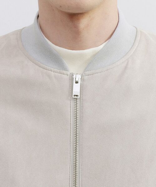 TAKEO KIKUCHI / タケオキクチ レザーブルゾン・ジャケット | アマレッタ(R)スウェード MA-1 ブルゾン | 詳細5