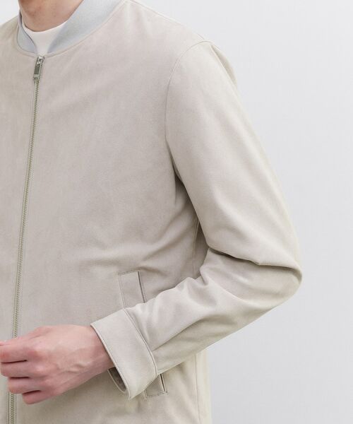 TAKEO KIKUCHI / タケオキクチ レザーブルゾン・ジャケット | アマレッタ(R)スウェード MA-1 ブルゾン | 詳細6