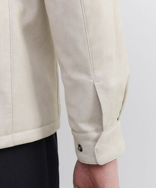 TAKEO KIKUCHI / タケオキクチ レザーブルゾン・ジャケット | アマレッタ(R)スウェード MA-1 ブルゾン | 詳細7