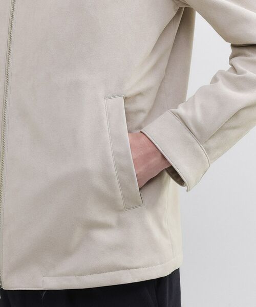 TAKEO KIKUCHI / タケオキクチ レザーブルゾン・ジャケット | アマレッタ(R)スウェード MA-1 ブルゾン | 詳細8