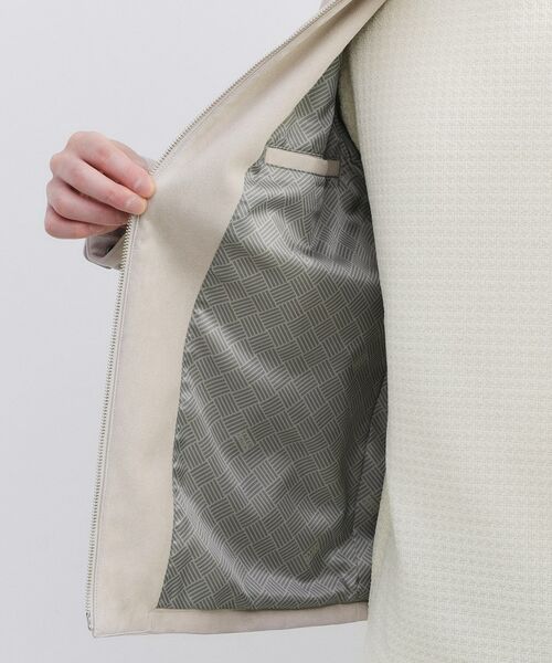 TAKEO KIKUCHI / タケオキクチ レザーブルゾン・ジャケット | アマレッタ(R)スウェード MA-1 ブルゾン | 詳細9