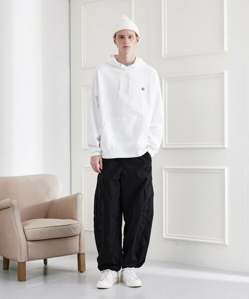 TAKEO KIKUCHI / タケオキクチ パーカー | 【LIMITED】ワンポイント刺繍スウェットパーカー | 詳細12