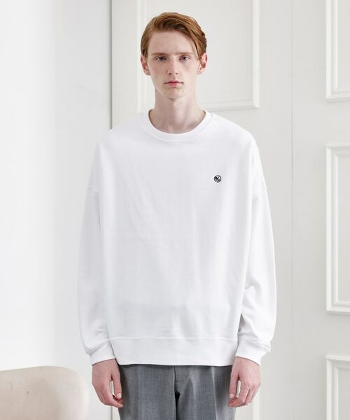 TAKEO KIKUCHI / タケオキクチ スウェット | 【LIMITED】ワンポイント刺繍スウェットトレーナー | 詳細1