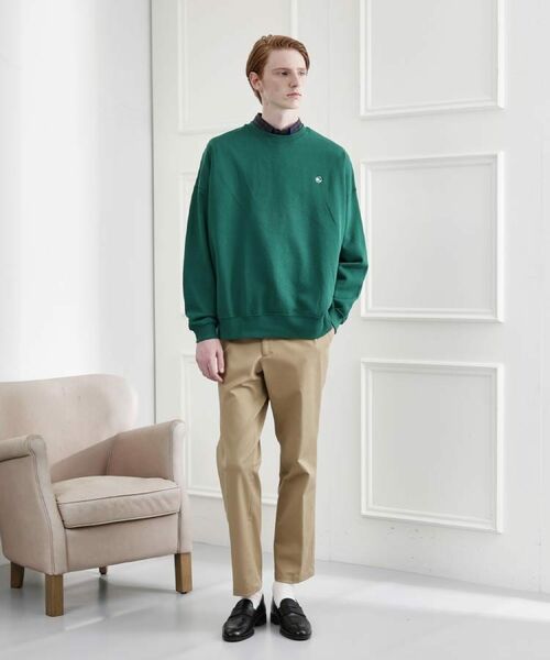 TAKEO KIKUCHI / タケオキクチ スウェット | 【LIMITED】ワンポイント刺繍スウェットトレーナー | 詳細19