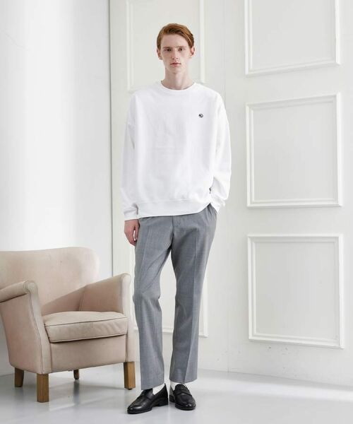 TAKEO KIKUCHI / タケオキクチ スウェット | 【LIMITED】ワンポイント刺繍スウェットトレーナー | 詳細25