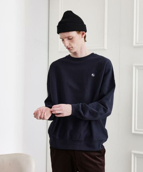 TAKEO KIKUCHI / タケオキクチ スウェット | 【LIMITED】ワンポイント刺繍スウェットトレーナー | 詳細26