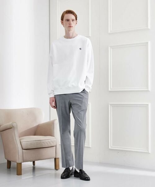 TAKEO KIKUCHI / タケオキクチ スウェット | 【LIMITED】ワンポイント刺繍スウェットトレーナー | 詳細8