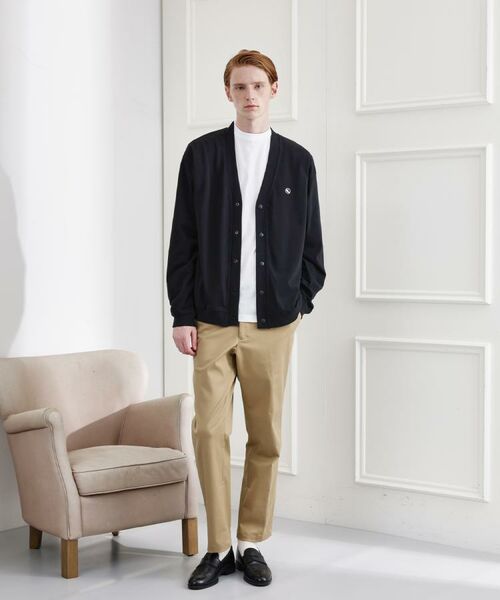 TAKEO KIKUCHI / タケオキクチ カーディガン・ボレロ | 【LIMITED】ワンポイント刺繍スウェットカーディガン | 詳細13