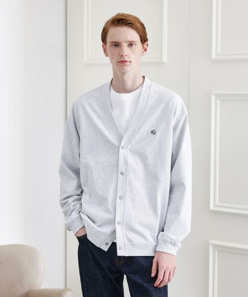 TAKEO KIKUCHI / タケオキクチ カーディガン・ボレロ | 【LIMITED】ワンポイント刺繍スウェットカーディガン | 詳細14