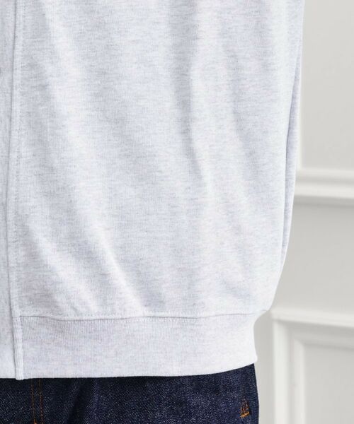 TAKEO KIKUCHI / タケオキクチ カーディガン・ボレロ | 【LIMITED】ワンポイント刺繍スウェットカーディガン | 詳細6