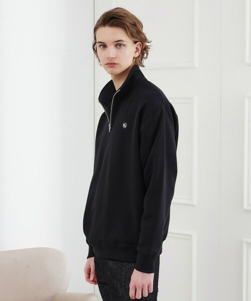 TAKEO KIKUCHI / タケオキクチ スウェット | 【LIMITED】ワンポイント刺繍ハーフジップスウェット トレーナー | 詳細13
