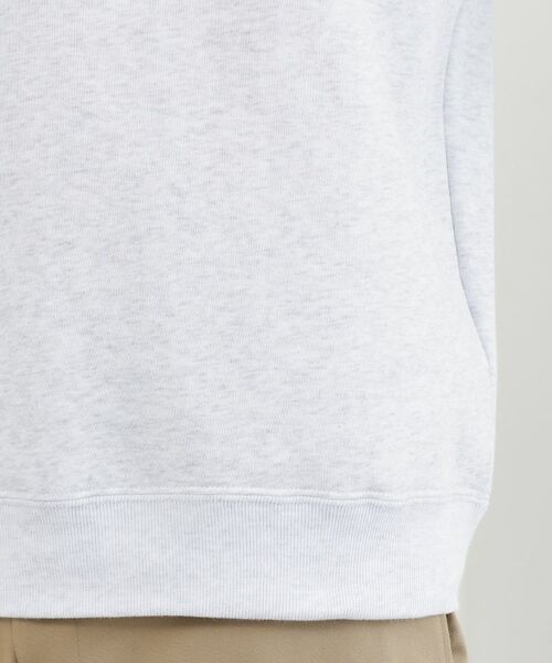 TAKEO KIKUCHI / タケオキクチ スウェット | 【LIMITED】ワンポイント刺繍ハーフジップスウェット トレーナー | 詳細7