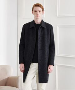 TAKEO KIKUCHI / タケオキクチ ステンカラーコート | 【LIMITED】ウール混ステンカラーコート