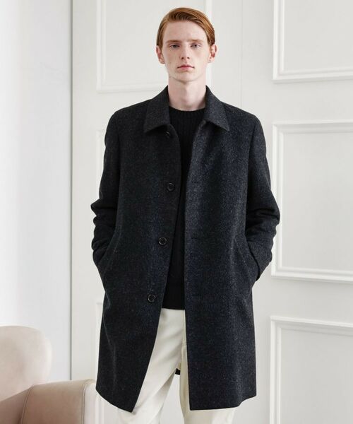 TAKEO KIKUCHI / タケオキクチ ステンカラーコート | 【LIMITED】ウール混ステンカラーコート | 詳細12