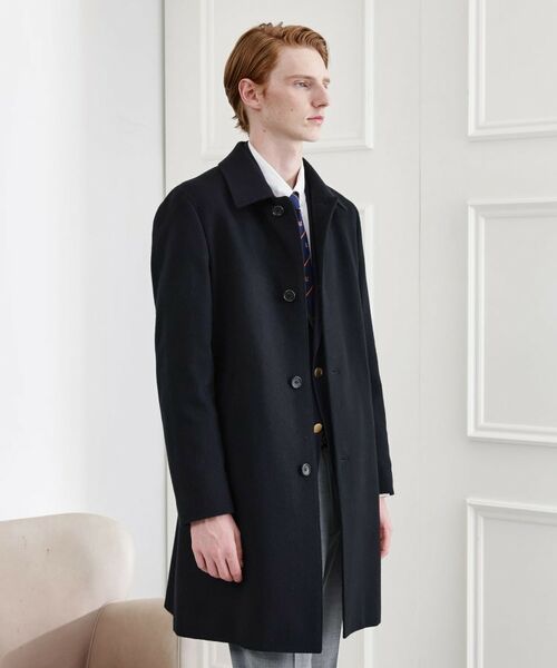 TAKEO KIKUCHI / タケオキクチ ステンカラーコート | 【LIMITED】ウール混ステンカラーコート | 詳細17
