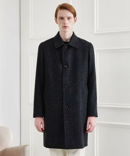 TAKEO KIKUCHI / タケオキクチ ステンカラーコート | 【LIMITED】ウール混ステンカラーコート | 詳細2