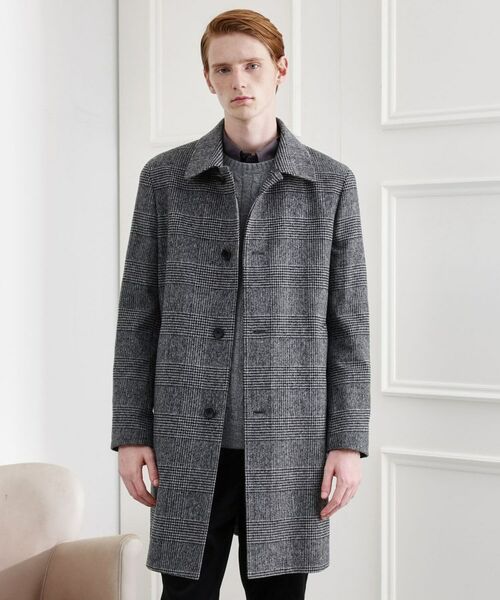 TAKEO KIKUCHI / タケオキクチ ステンカラーコート | 【LIMITED】ウール混ステンカラーコート | 詳細24
