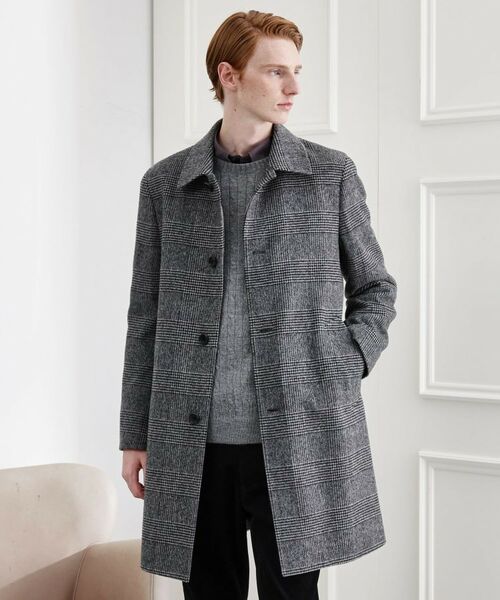 TAKEO KIKUCHI / タケオキクチ ステンカラーコート | 【LIMITED】ウール混ステンカラーコート | 詳細25