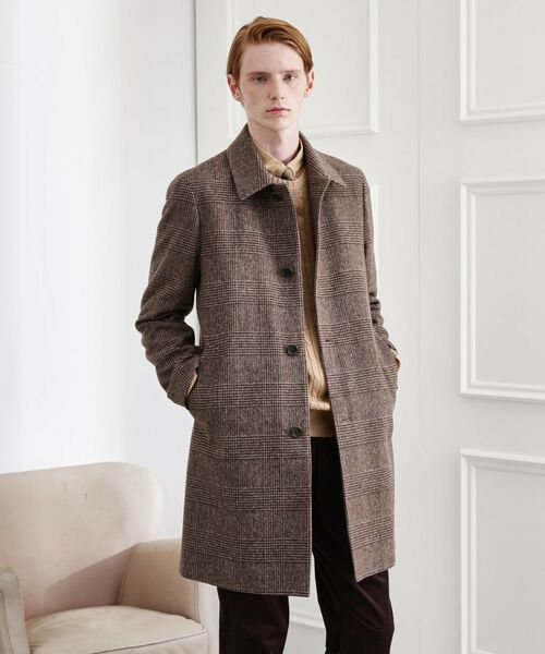 TAKEO KIKUCHI/タケオキクチ 【LIMITED】ウール混ステンカラーコート ピンクベージュ(253) 01(S) TAKEO KIKUCHI/タケオキクチ 【LIMITED】ウール混ステンカラーコート ピンクベージュ(253) 01(S)