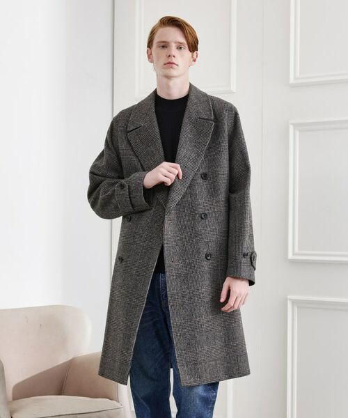 TAKEO KIKUCHI/タケオキクチ 【LIMITED】ウール混アルスターコート ベージュ(252) 03(L) TAKEO KIKUCHI/タケオキクチ 【LIMITED】ウール混アルスターコート ベージュ(252) 03(L)