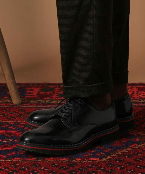 TAKEO KIKUCHI/タケオキクチ 滑りにくく撥水性のある革靴 ブラック(019) 75(27.5cm)