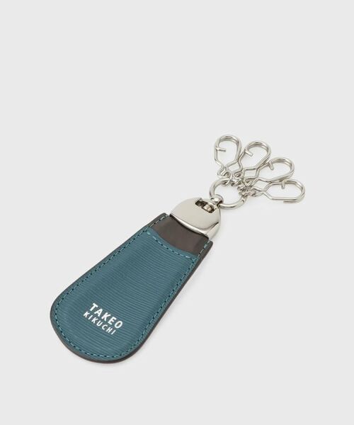 TAKEO KIKUCHI/タケオキクチ 【リップル】レザー巻きシューホーン＆4連キーホルダー グリーン(022) 00(FREE)