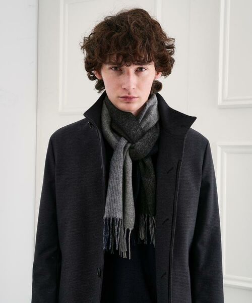 TAKEO KIKUCHI / タケオキクチ マフラー・ショール・スヌード・ストール | 【洗えるウールカシミヤ】 グラデーションマフラー | 詳細10