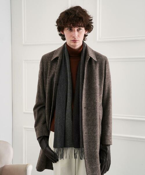 TAKEO KIKUCHI / タケオキクチ マフラー・ショール・スヌード・ストール | 【洗えるウールカシミヤ】 グラデーションマフラー | 詳細11