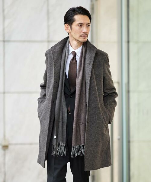 TAKEO KIKUCHI / タケオキクチ マフラー・ショール・スヌード・ストール | 【洗えるウールカシミヤ】 グラデーションマフラー | 詳細15