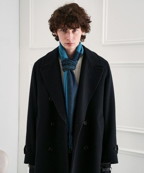 TAKEO KIKUCHI / タケオキクチ マフラー・ショール・スヌード・ストール | 【洗えるウールカシミヤ】 グラデーションマフラー | 詳細6