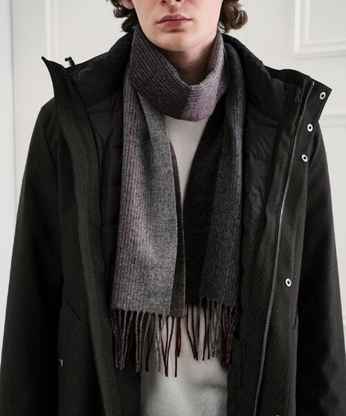 TAKEO KIKUCHI / タケオキクチ マフラー・ショール・スヌード・ストール | 【洗えるウールカシミヤ】 グラデーションマフラー | 詳細7