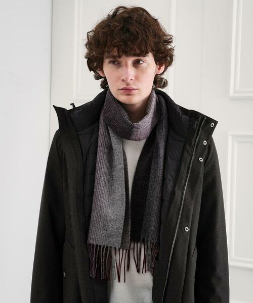 TAKEO KIKUCHI / タケオキクチ マフラー・ショール・スヌード・ストール | 【洗えるウールカシミヤ】 グラデーションマフラー | 詳細8