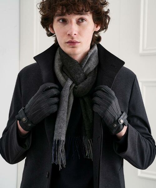 TAKEO KIKUCHI / タケオキクチ マフラー・ショール・スヌード・ストール | 【洗えるウールカシミヤ】 グラデーションマフラー | 詳細9