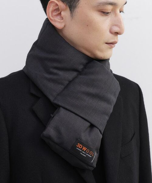 TAKEO KIKUCHI / タケオキクチ マフラー・ショール・スヌード・ストール | インポートファブリック ダウンマフラー | 詳細10