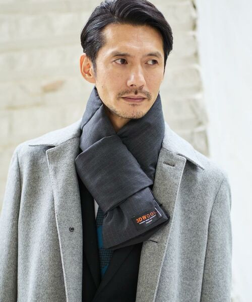 TAKEO KIKUCHI / タケオキクチ マフラー・ショール・スヌード・ストール | インポートファブリック ダウンマフラー | 詳細30