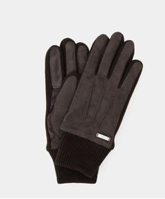 TAKEO KIKUCHI / タケオキクチ 手袋 | スエード調ニットコンビ ウォッシャブルグローブ