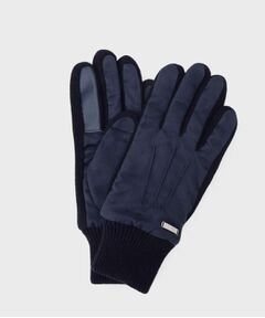 TAKEO KIKUCHI / タケオキクチ 手袋 | スエード調ニットコンビ ウォッシャブルグローブ