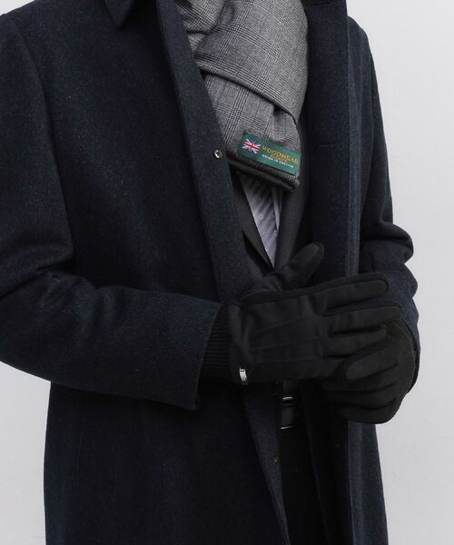 TAKEO KIKUCHI / タケオキクチ 手袋 | スエード調ニットコンビ ウォッシャブルグローブ | 詳細19